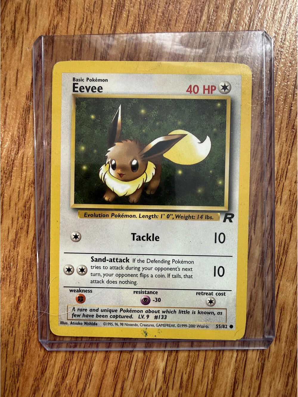 Pokemon - Single Trading Card - Eevee 55/82 - Normal